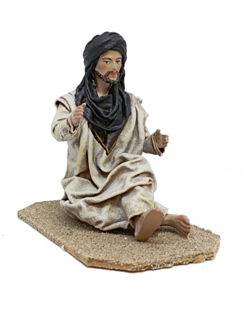 Beduino sentado para el Belén.