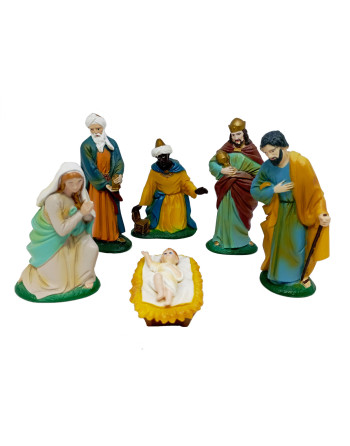 Nacimiento con Reyes. 9cm.