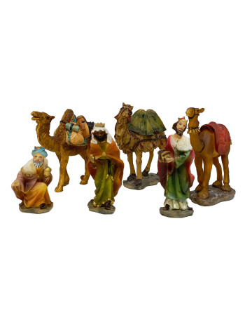 Reyes Magos con camellos.
