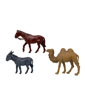Camello, caballo y burro. 6...