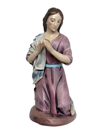 Ángel barro 21cm para el Belén