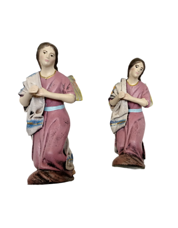 Ángel barro 14cm y 12cm...