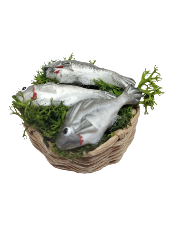 Cesto con peces. MC018