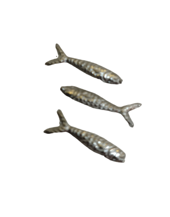 Peces de metal 1cm.