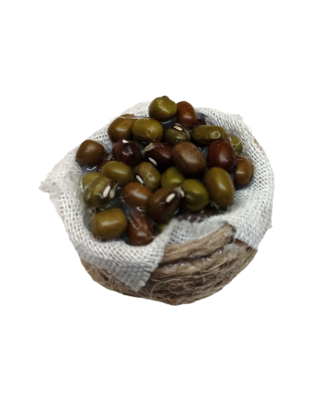 Cestas con legumbres 3cm.