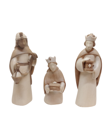 Figuras de belén en madera