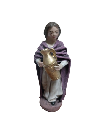 Niñas para el Belén en barro