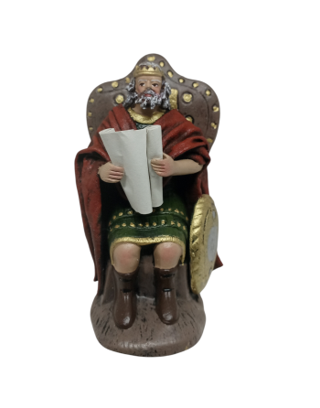 Figura Rey Herodes en barro...