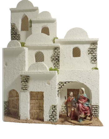 Fondo/fachada pueblo para...