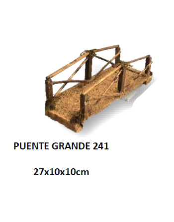 Puente de madera para el Belén