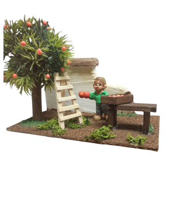 Pastores miniatura barro...