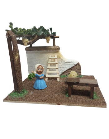 Pastores miniatura barro...