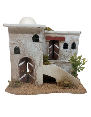 Casas corcho para el belén