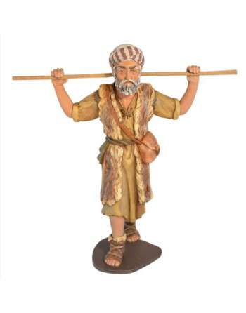 Pastor con vara sobre los...