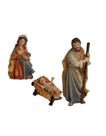 Nacimiento resina tres piezas.