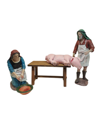 Grupo matanza del cerdo...