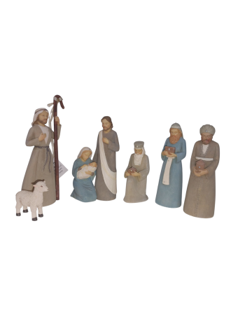 Figuras de belén completo