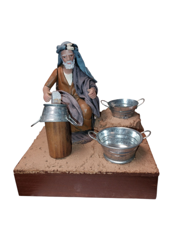 Pastor haciendo calderos....