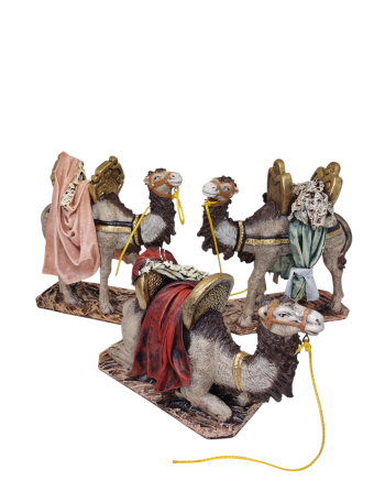 Grupo de tres camellos.