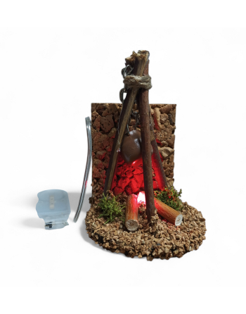 Hoguera tripode con luz...