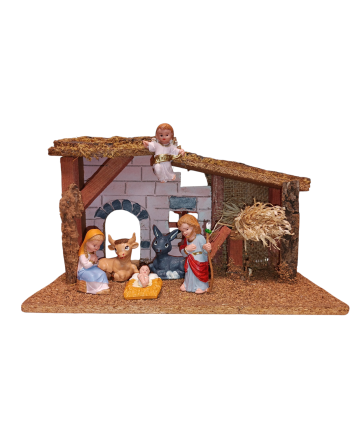 Belén infantil y portal de...