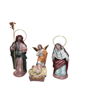 Nacimiento barro Lienzado 21cm
