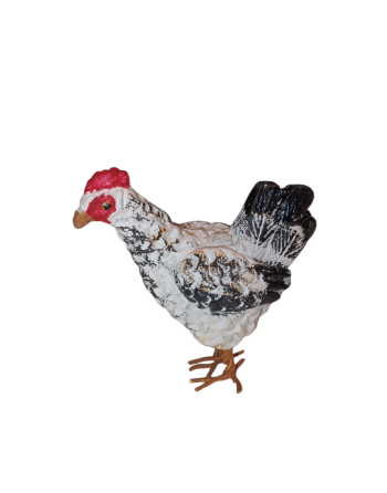 Gallinas en barro para el...