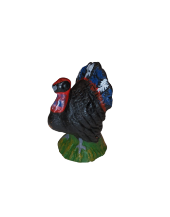 Pavo en barro para el belén