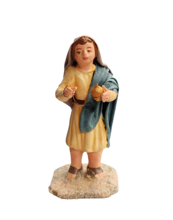 Niños jugando para el belén