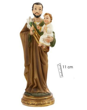 SAN JOSE CON NIÑO 11cm