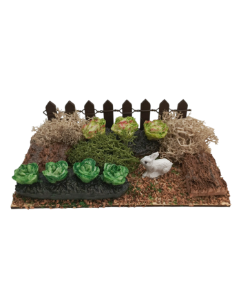 Huerto miniatura para el belén