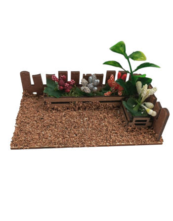 Huerto miniatura para el belén