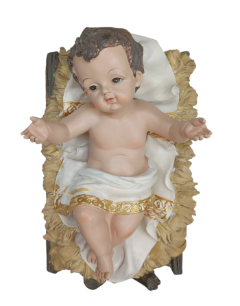 Niño Jesús con cuna