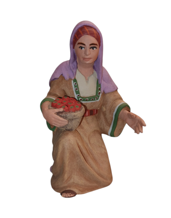 Pastora adorando. 11cm....
