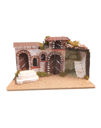 Posada corcho para el Belén