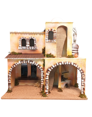 Casas con Luz para el belén