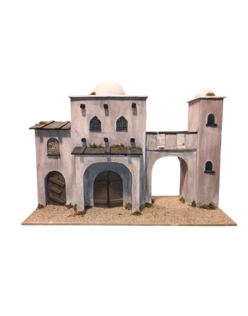 Casa de madera para el Belén