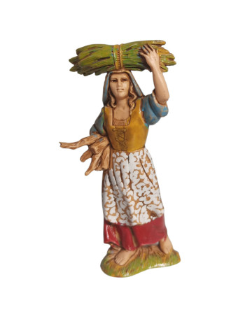Pastora con leña...