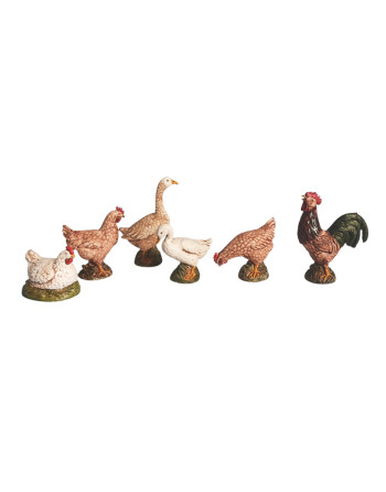 Gallinas para el belén