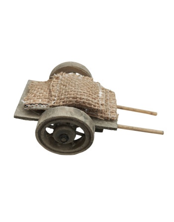 Carro de madera para el Belén