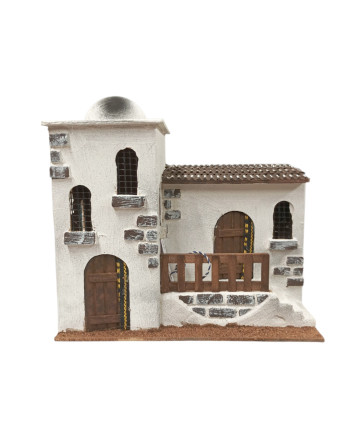 Casa pueblo para el belén.