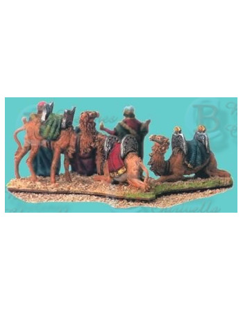 Grupo de tres camellos.