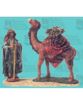Grupo camellero y camello.