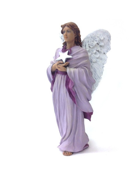 Angel con estrella y paloma Montserrat Ribes. 17 cm. 373.