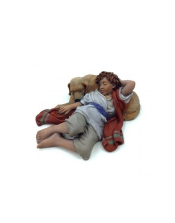 David y su perro Montserrat Ribes. 15 cm. 364.