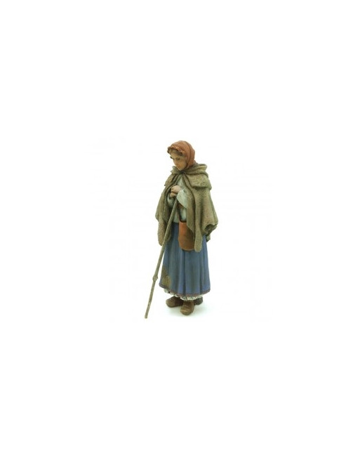 Pastora con capa Montserrat Ribes. 15 cm. 360.