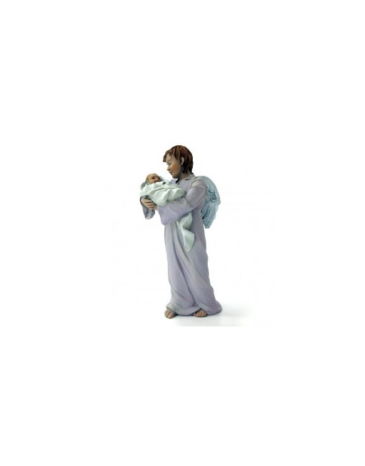 Ángel llevando Niño Jesús. Montserrat Ribes. 17 cm. 351.