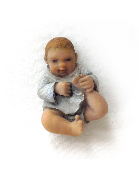 Niño Jesús en la cuna. Montserrat Ribes. 17 cm. 355.