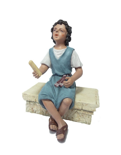 Niño sentado pies cruzados para 19cm Ref.19040