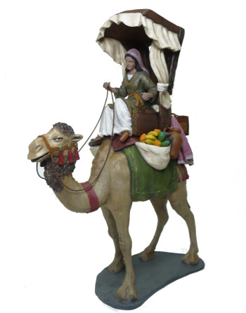 Pastora a camello con carga Ref.19031